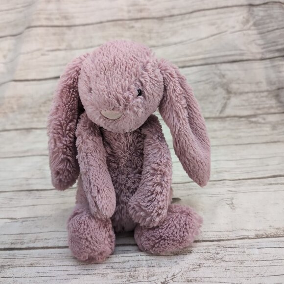 Jellycat Bashful Bunny Medium Rosa Rose Pink - Picture 1 of 7